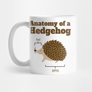 Anatomy Of A Hedgehog Mug